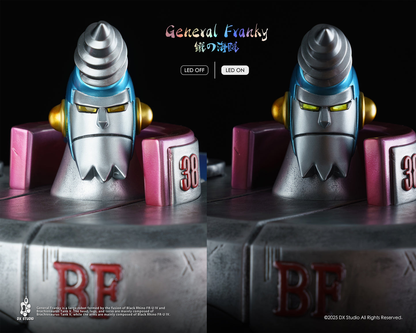 One Piece Dx Studio General Franky 2.0 Resin Statue