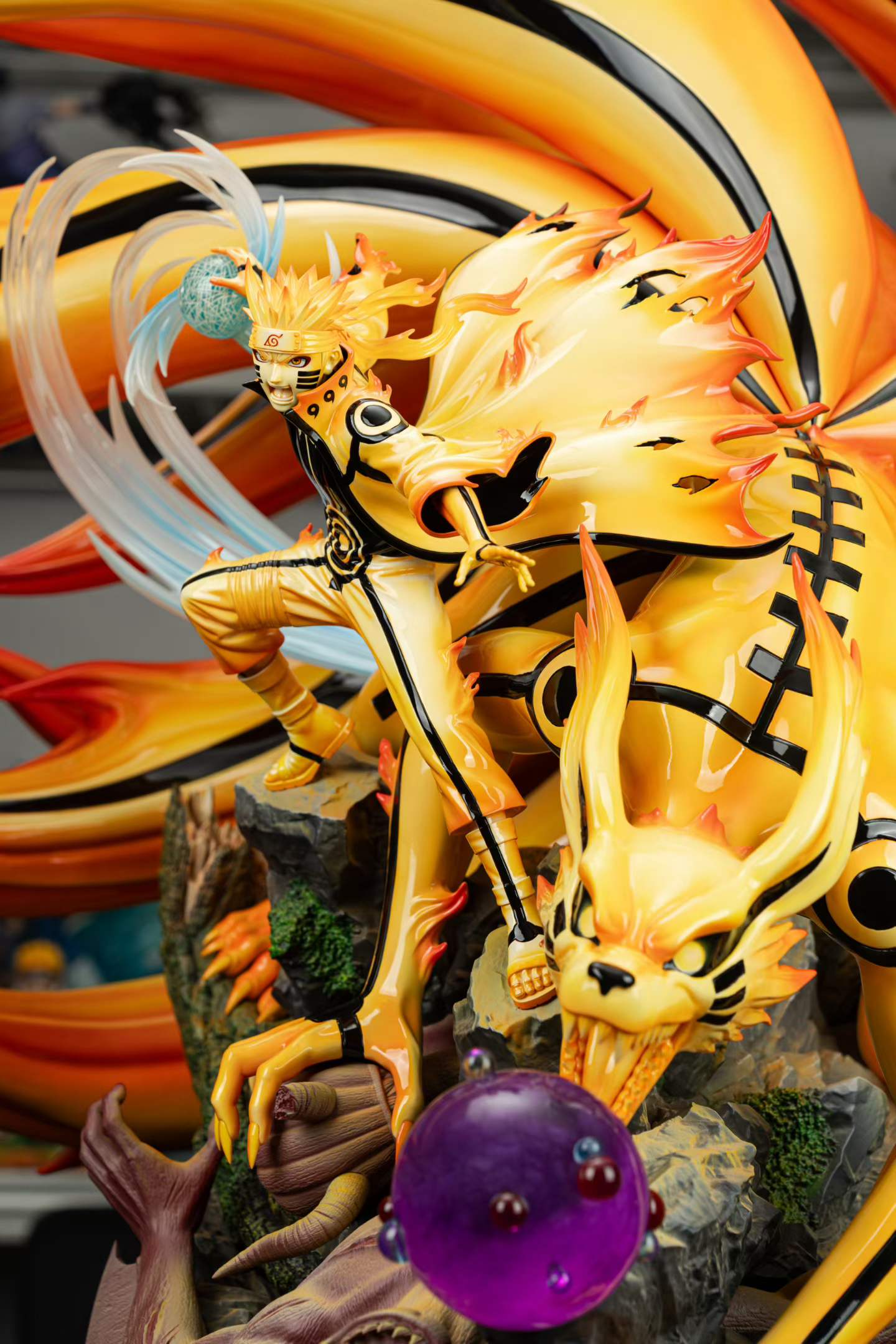 Naruto Pickstar Studio Naruto Uzumaki & Kurama Licensed Resin Statue