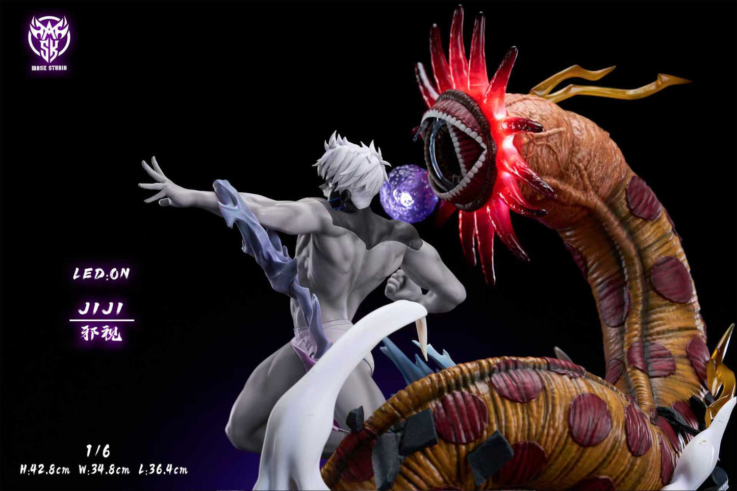 Dandadan Mask Studio Evil Eyed Jin Enjoji Resin Statue