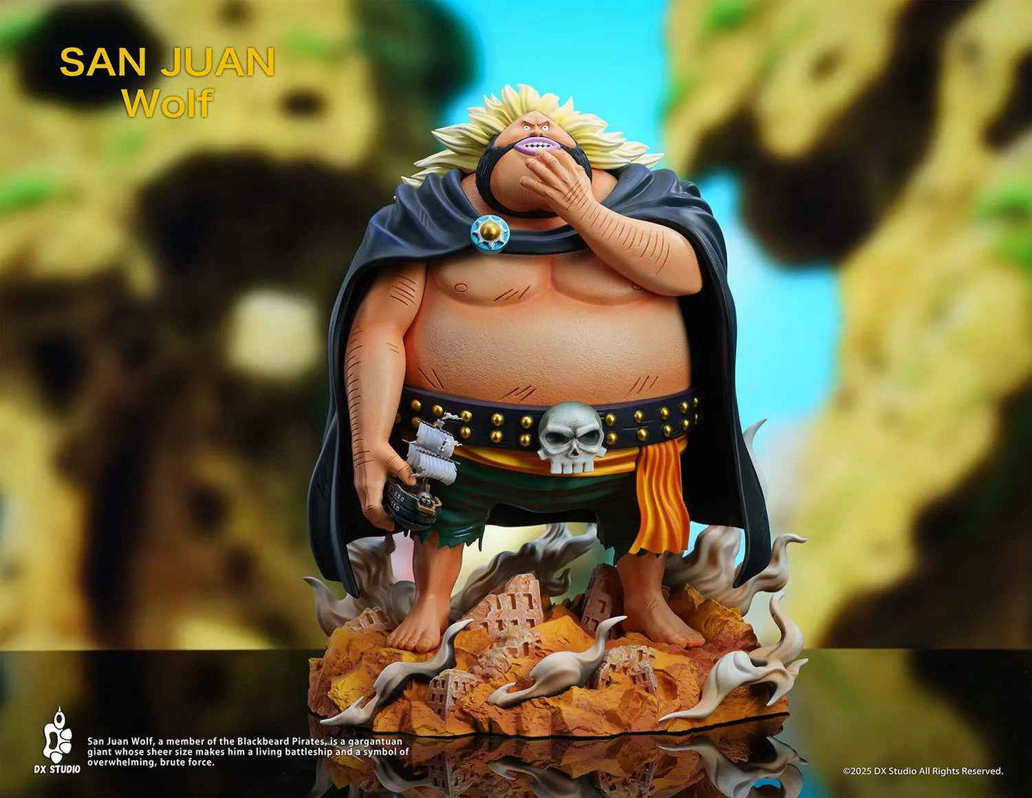 One Piece DX Studio Sanjuan Wolf Resin Statue