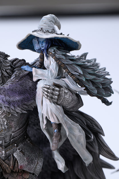 Elden Ring Bonfire Studio Ranni & Blaidd the Half Wolf Wolf and Lunar Princess Resin Statue