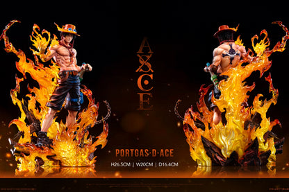 One Piece LX & SY Studio Portgas D. Ace Resin Statue