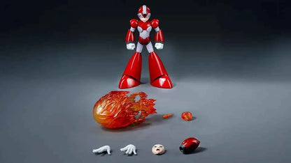 Mega Man Threezero X MDLX Rising Flame Edition Rockman EXE 3Z05760A0 Licensed Action Figure